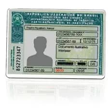 kit Com 3 Protetor CNH HABILITAÇÃO Porta Documento Plástico Flexivel  Com Aba.*Flexível*