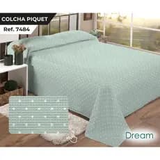 Colcha Cobre Leito Piquet 100% algodão Casal 3 peças 200 fios com porta travesseiros Geometrica Floral e Lisa