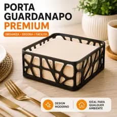 porta Guardanapo Cesto Organizador Vazado Multiuso Cozinha Mesa Decorativo