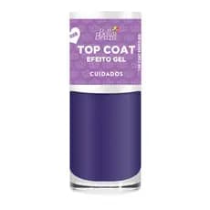 Top Coat Efeito Gel Com mais Brilho Finalizador Bella Brazil com Secagem Rápida