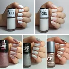 Kit Casamento 05 Esmaltes Bella Brazil 828 829 1301 1302 211