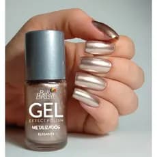 Esmalte Metalizado Bella Brazil Efeito Gel * Cores variadas * Secagem Rapida * Pronta Entrega