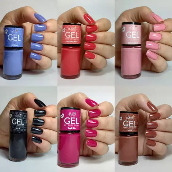 Esmalte Efeito Gel - Bella Brazil 9 ml * Sem Cabine * Mais brilho e Durabilidade * Pronta Entrega *