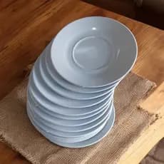 10 Pires Acrílico Branco Café Cozinha 12cm