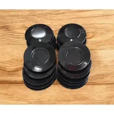 10 Pires Acrílico Preto Café Cozinha 12cm
