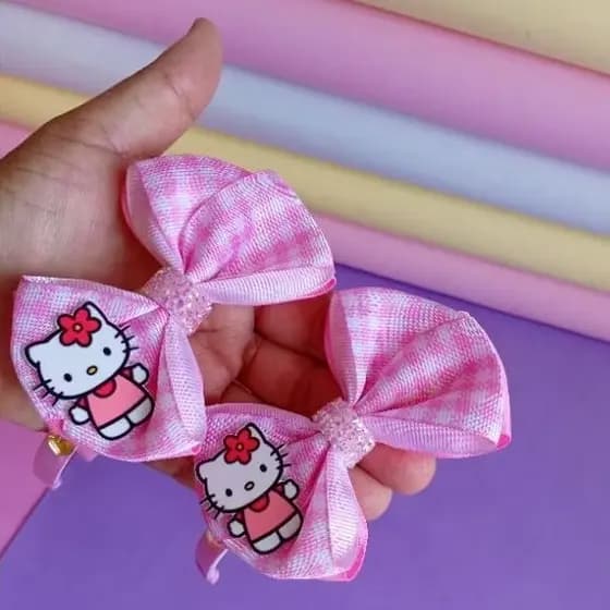 Tiara Hello kit tiara de cabelo Tiara temática infantil Tiara personagens