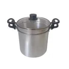 Espagueteira Panela P/ Cozimento A Vapor com Tampa Vidro N18 3,5 litros