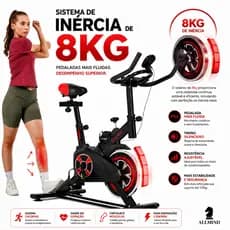 Bicicleta Bike Ergometrica Spinning Academia Fitness Profissional Sport Profissional