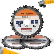 Disco De Corte Serra Para Esmerilhadeira Lixadeira Disco Corrente 125mm Aço 3 Disco