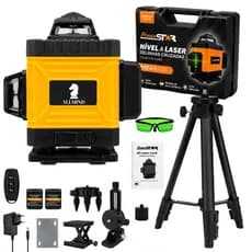 Nivel Laser Verde 12 Linhas 4D Autonivelante Com Controle Remoto
