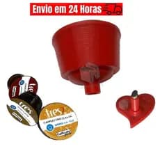 Adaptador de Cápsulas Três para Maquina Dolce gusto pais