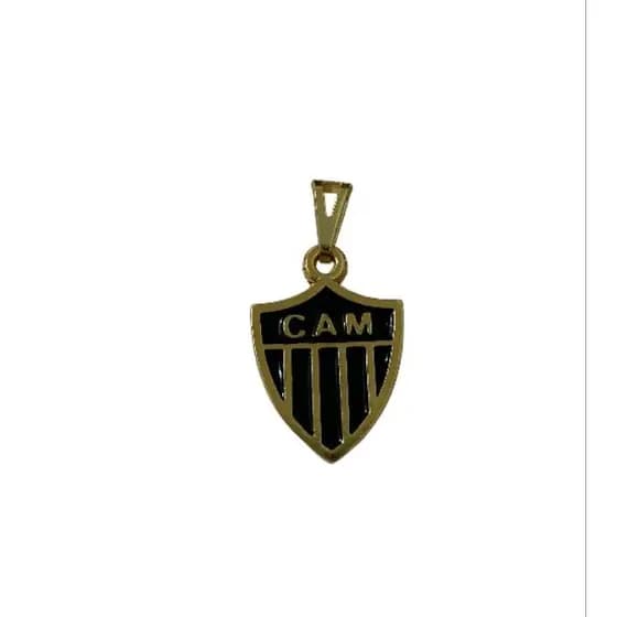 Pingente Atléticoo Galoo Banhado a Ouro 18K