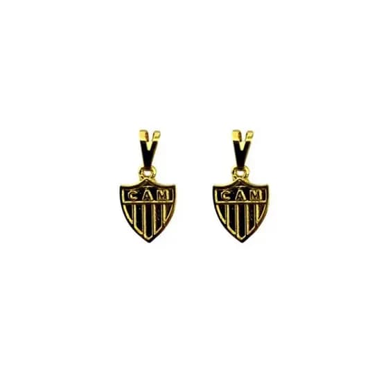 2 Pingente Atléticoo Galoo Banhado a Ouro 18k