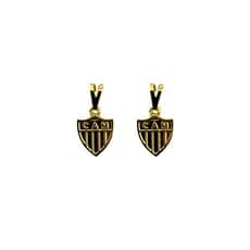 2 Pingente Atléticoo Galoo Banhado a Ouro 18k