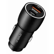 Carregador Veicular Usb-c Pd Usb Turbo 60w carregamento rápido compativel todos veiculos