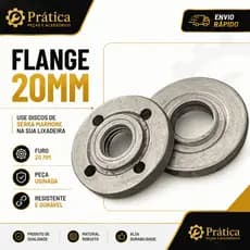 Adaptador Flange 20mm – Permite Usar Disco de Serra Mármore na Esmerilhadeira