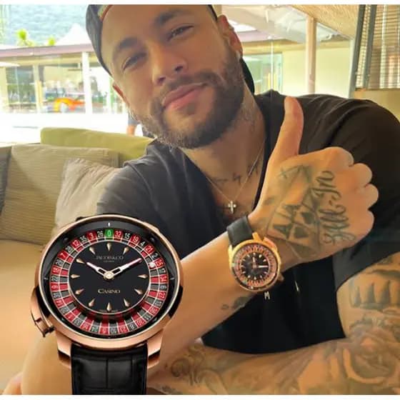 Promoção de Carnaval Relógio Masculino Jacob Cassino gold funcional buzeira pulseira couro aprova d’água Envio Rapido
