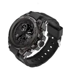 Relógio Masculino 739 Militar Protection Esporte Caixa de Aço Inox Digital - Analógico Preto 100% Envio Rápido + Caixa