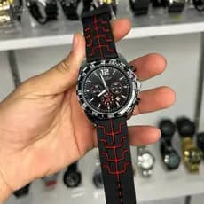 MEGA PROMOÇÃO RELOGIO MASCULINO LINHA LUXO 100% FUNCIONALISTA A D  PULSEIRA DE BORRACHA + CAIXA PRESENTE HOMEN