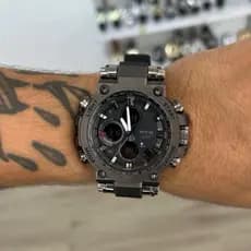 MEGA PROMOÇÃO BLACK FRIDAY RELOGIO MILITAR ROBUSTO MULTIFUNCIONAL MTG PRETO/PULSEIRA DE BORRACHA 54MM ENVIO RAPIDO+CAIXA