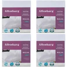 Kit 4 Capas Protetora De Travesseiro Altenburg Impermeável Antialérgico Com Zíper