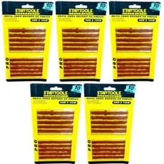 50 Refil Cola Pneu Macarrão para Reparo Carro Moto Kit atacado borracharia oficina mecânica