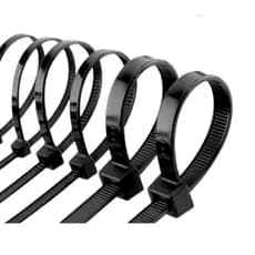 presilha enforca gato cor preto abraçadeira de nylon medidas 7,6mm x 500mm pacote com 50 unidades