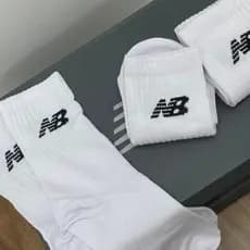 Kit 3 Meias New Balance Cano Longo 39 42