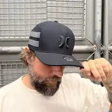 Boné Hurley Snapback Block H2O-DRI Preto