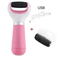 esfoliador eletrico motor strong lixa de pés removedor de calo rachaduras + 2 substituições