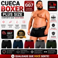 Cueca GG7 G7 plus size masculina