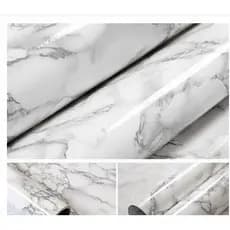 Papel Adesivo Contact Mármore Branco c/ 10 Metros luxo e qualidade promoção imperdível