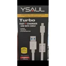 Cabo turbo ysaul 1.5 m type- c, v8 e iPhone pronta entrega