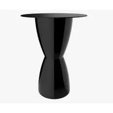 Mesa Decorativa Preta Moderna – Mesa Alta de Design Sofisticado | 60x76cm | Ideal para Sala, Escritório e Bar