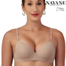 Sutiã Nayane Rodrigues Básico com Bojo Confortável Alças Ajustáveis Feminino Original