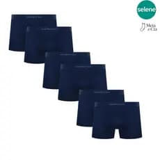 Kit 6 Cuecas Infantil Selene 100% Algodão  | Conforto e Qualidade