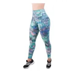 Calça Legging Estampada Feminina Fitness Akira – Estampas Sortidas, Confortável para Academia