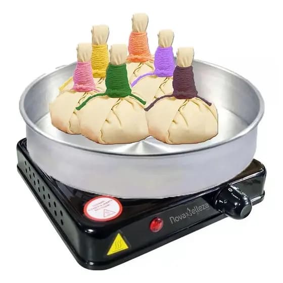 Kit para Massagem com Pindas Chinesas Completo Novabelleza