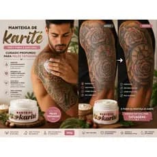 Hidratante para Tatuagem Tatoo Natural Manteiga de Karité Pura a Melhor Opção para Cuidar da  Pele