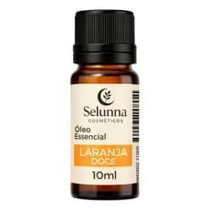 Óleo Essencial Laranja Doce 100% Puro 10ml Selunna para Aromoterapia e Difusor Elétrico
