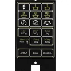 MEMBRANA MICROONDAS SANYO EM3701 PRETO BRILHANTE 21.30.004