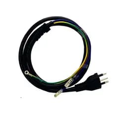 CABO DE FORÇA TRIPOLAR MICROONDAS 90º 1,2M 10 A 250V PRETO