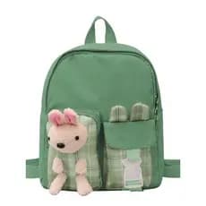 Mochila Bolsa Infantil com Coelho na frente