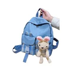 Mochila Infantil  Escolar Creche Pequena Resistente com Coelhinho