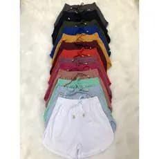 Shorts feminino com ponteira Tendência