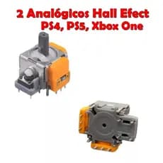 Par Analógicos 3D com Sensor Hall Effect 4.0 para Controle Ps5, PS4, Xbox One Anti Drift Magnético