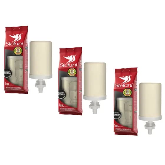 Kit 3 Ou 4 Velas Cerâmicas Tradicional Stefani Original Filtro De Barro São Joao Bebedouro De Agua