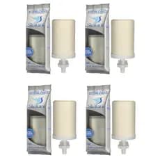 Kit 4 Velas Tripla Ação Stéfani Original Carvão Prata Coloidal Filtro De Barro São João São Pedro