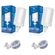 Kit 2 Velas Tradicional Oasis + 2 Boias Para Filtro De Barro Bebedouro De Agua