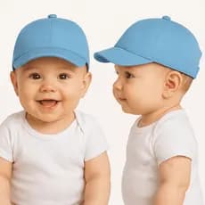 Boné Bebê 03 a 12 meses Menino Menina Básico Liso Chapéu Infantil de Criança Varias Cores
